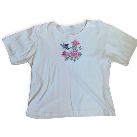 Gloria USA 🇺🇸 Tee Shirt With Embroidery Size XL - Picture 1 of 4